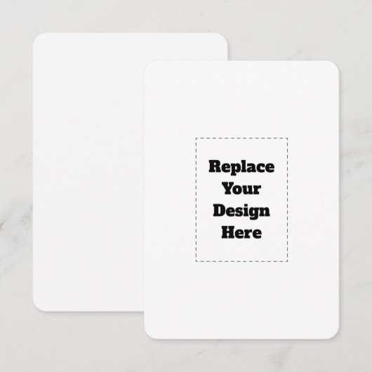Create Your Own white  案内状 (正面/裏面)