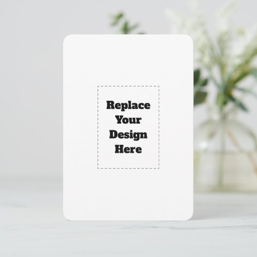 Create Your Own white  案内状 (スタンド正面)