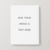 Create Your Own white  缶バッジ (正面)