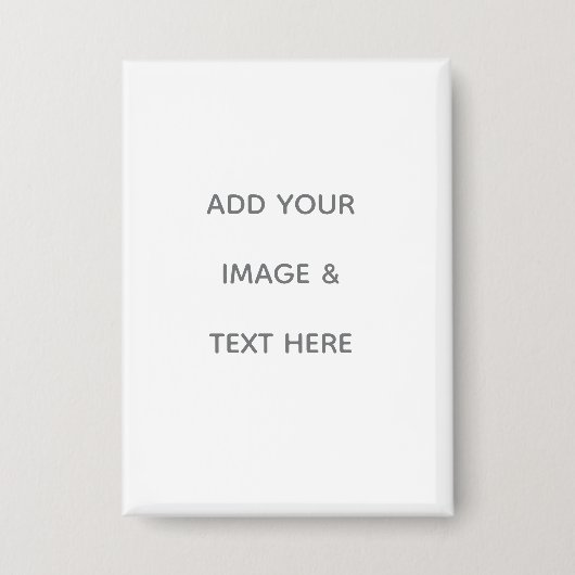 Create Your Own white  缶バッジ (正面)