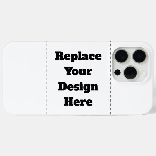 Create Your Own white  Case-Mate iPhoneケース (裏面 (横))