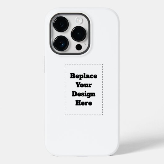 Create Your Own white  Case-Mate iPhoneケース (裏面)