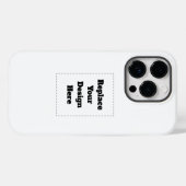 Create Your Own white  Case-Mate iPhoneケース (裏面 (横))