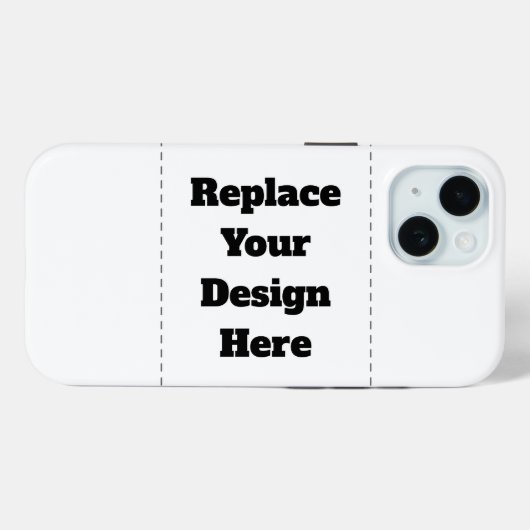Create Your Own white  Case-Mate iPhoneケース (裏面 (横))