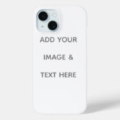 Create Your Own white  Case-Mate iPhoneケース (裏面)