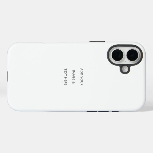 Create Your Own white  Case-Mate iPhoneケース (裏面 (横))