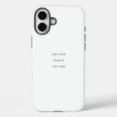Create Your Own white  Case-Mate iPhoneケース (裏面)