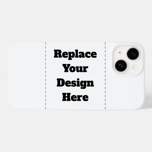 Create Your Own white  Case-Mate iPhoneケース (裏面 (横))