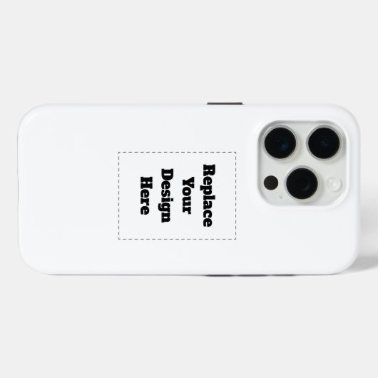 Create Your Own white  Case-Mate iPhoneケース (裏面 (横))