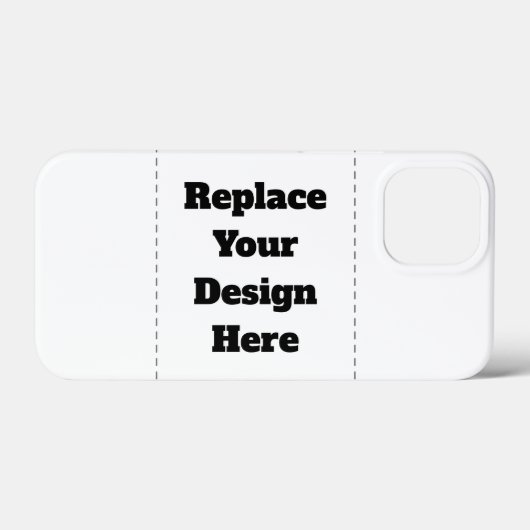 Create Your Own white  Case-Mate iPhoneケース (裏面 (横))