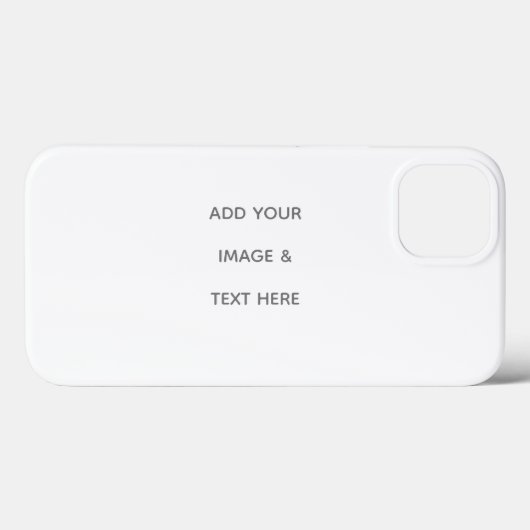Create Your Own white  Case-Mate iPhoneケース (裏面 (横))