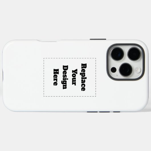 Create Your Own white  Case-Mate iPhoneケース (裏面 (横))