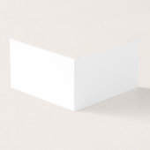 Create Your Own White Custom personalized 名刺 (外部)