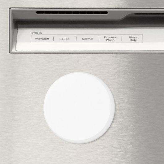 Create your own white Folded Greeting Card マグネット (インサイチュ (食洗機))