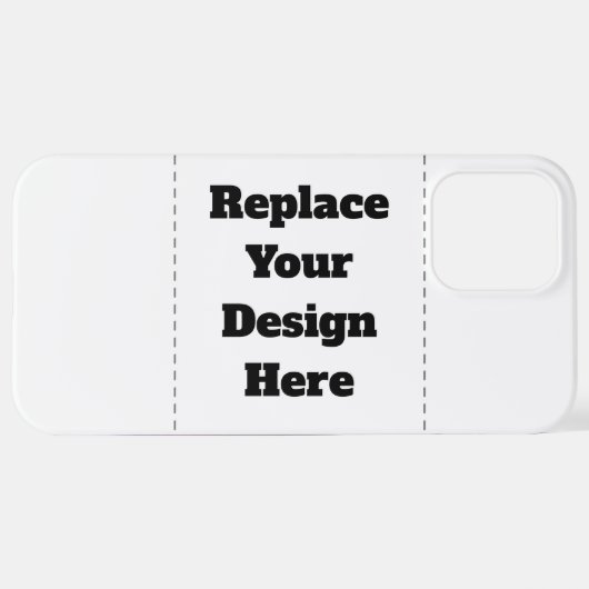 Create Your Own white  iPhoneケース (裏面横)