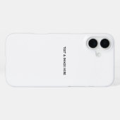 Create Your Own white iPhoneケース (裏面横)