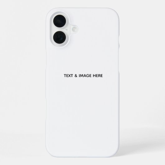 Create Your Own white iPhoneケース (裏面)
