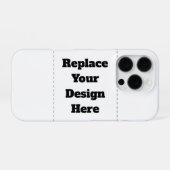 Create Your Own white  iPhoneケース (裏面横)