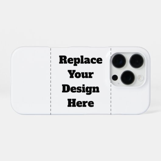 Create Your Own white  iPhoneケース (裏面横)