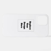 Create Your Own white  iPhoneケース (裏面横)