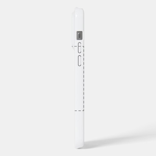 Create Your Own white  iPhoneケース (左側面)