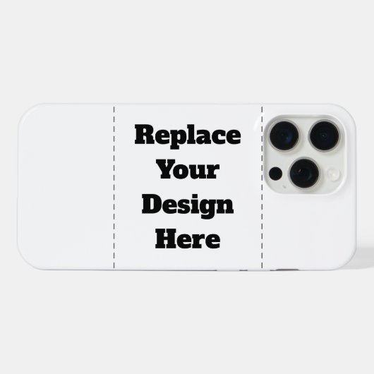 Create Your Own white  iPhoneケース (裏面横)