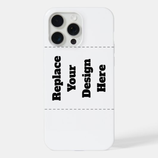 Create Your Own white  iPhoneケース (裏面)