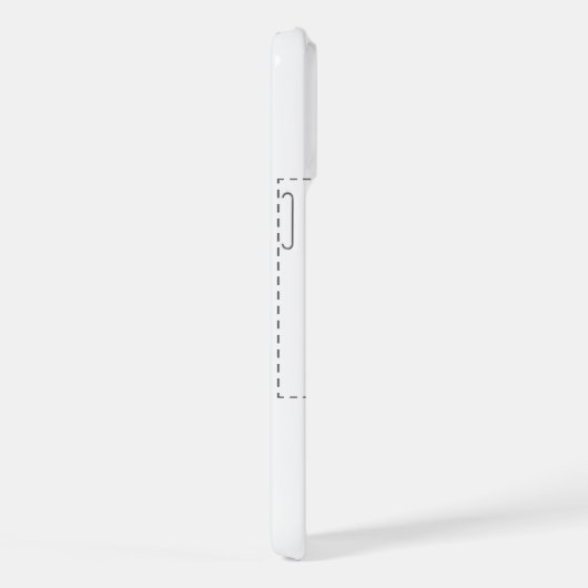 Create Your Own white  iPhoneケース (右側面)