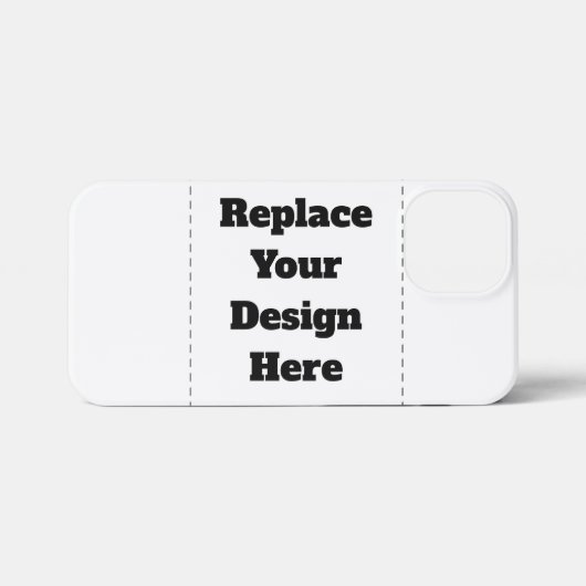 Create Your Own white  iPhoneケース (裏面横)