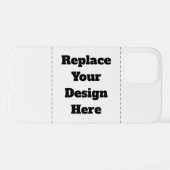 Create Your Own white  iPhoneケース (裏面横)
