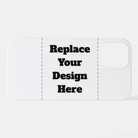 Create Your Own white  iPhoneケース (裏面横)