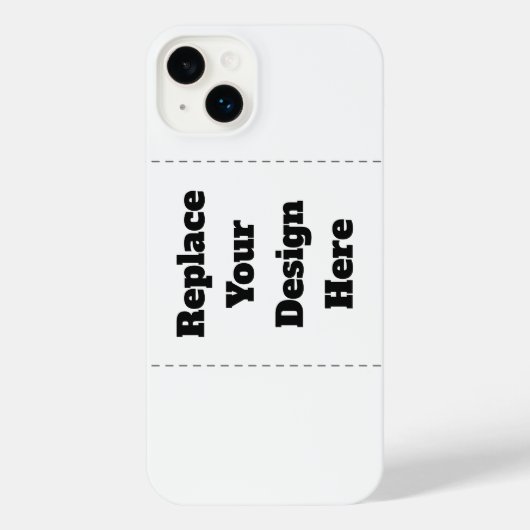 Create Your Own white  iPhoneケース (裏面)