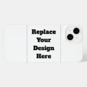 Create Your Own white  iPhoneケース (裏面横)
