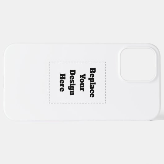Create Your Own white  iPhoneケース (裏面横)