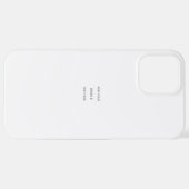 Create Your Own white  iPhoneケース (裏面横)