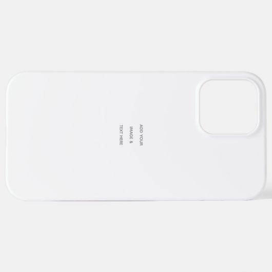 Create Your Own white  iPhoneケース (裏面横)
