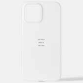 Create Your Own white  iPhoneケース (裏面)