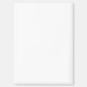 Create your own white Magnet マグネット (正面)