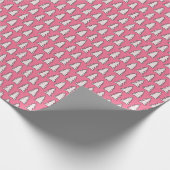 Create Your Own White Pine Tree Pink ラッピングペーパー (角)