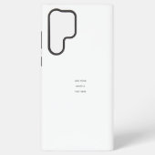 Create Your Own white  Samsung Galaxyケース (裏面)