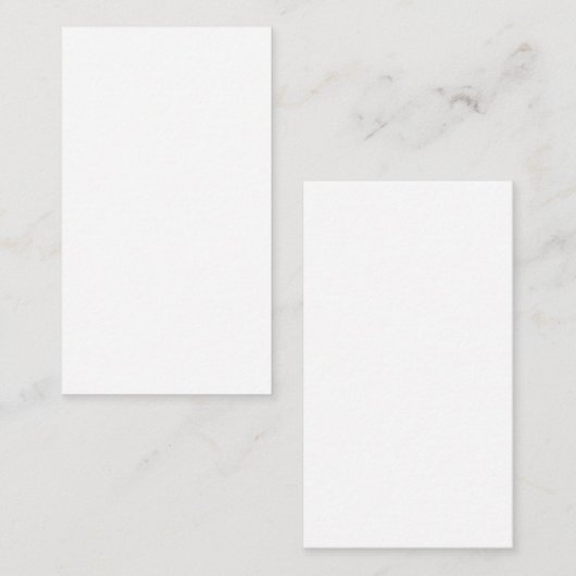 Create Your Own white simple コーリングカード (正面/裏面)