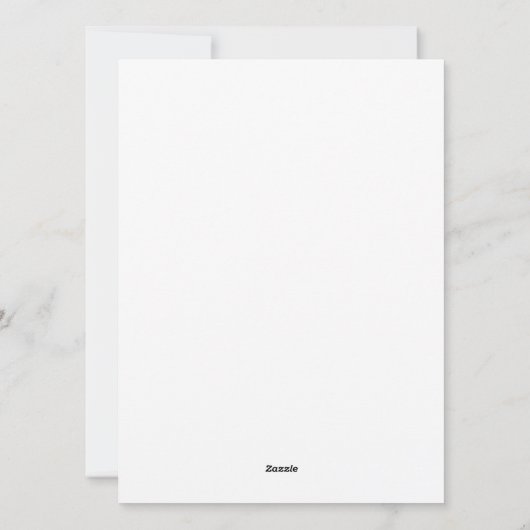 Create Your Own white simple シーズンカード (裏面)