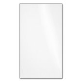 Create Your Own white simple マグネット名刺 (正面縦)
