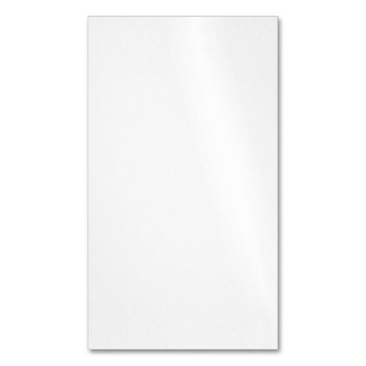 Create Your Own white simple マグネット名刺 (正面縦)