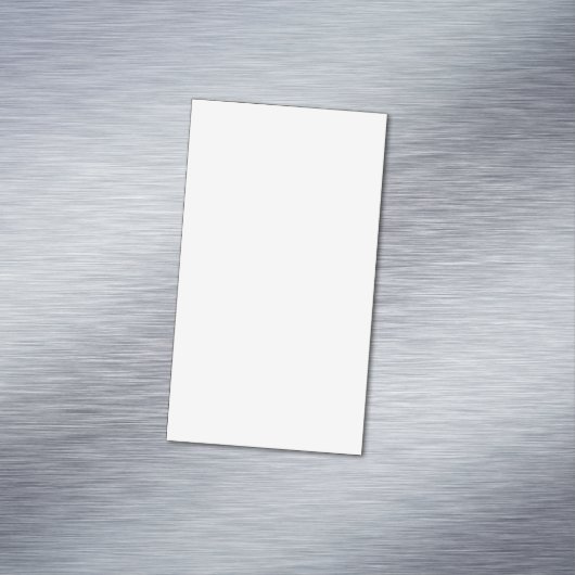 Create Your Own white simple マグネット名刺 (インサイチュ)