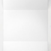 Create Your Own white simple 三つ折りクリスマスカード (内部中)