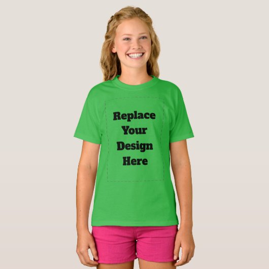 Create Your Own white  Tシャツ (正面フル)