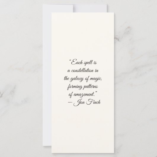 Create Your Own Wild Fennec Fox Bookmark Card (裏面)