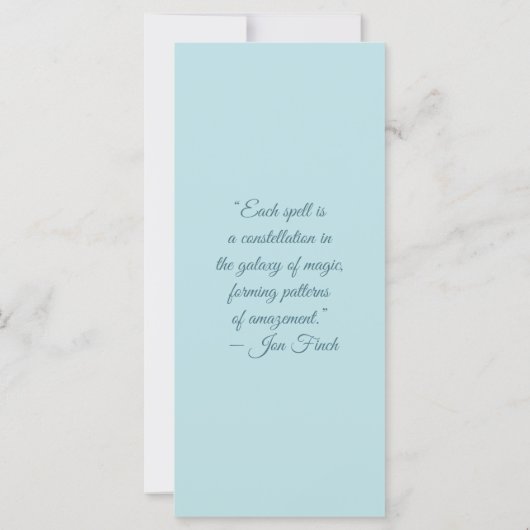 Create Your Own Wiley Red Fox Bookmark Card (裏面)