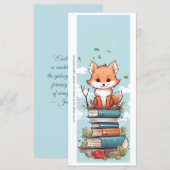 Create Your Own Wiley Red Fox Bookmark Card (正面/裏面)